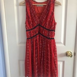 Abercrombie & Fitch Red Floral Dress